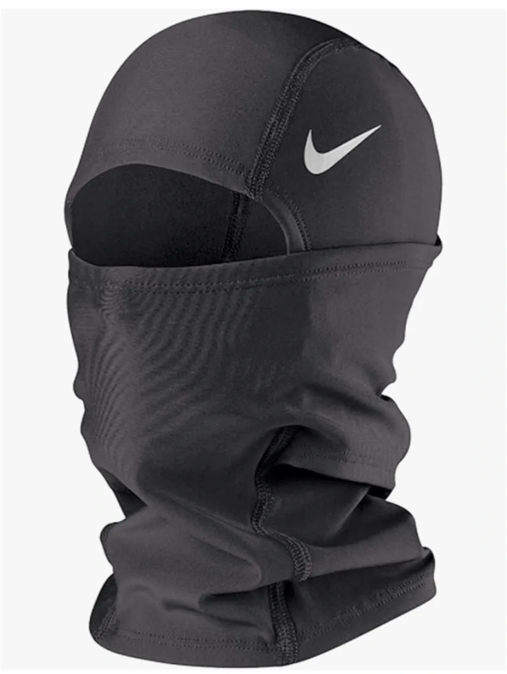 Nike Black Balaclava Face Mask with White Swoosh